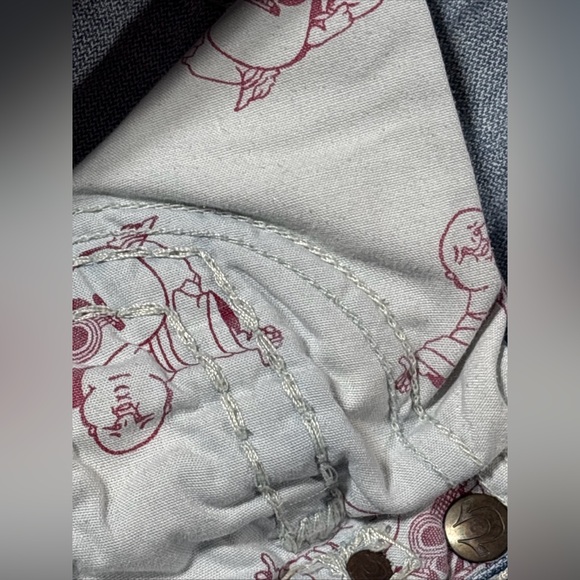 HOT AUTHENTIC USA Men's TRUE RELIGION 859 RICKY SUPER T STRAIGHT Jeans 34 - Picture 10 of 16